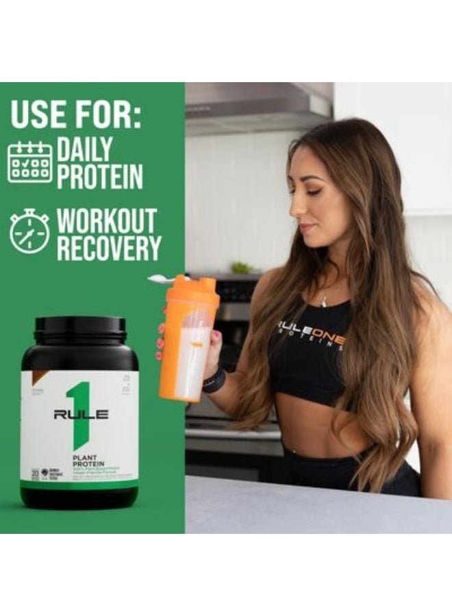 Rule1 Plant Protein Pure Vanilla 620g | 20g Vegan Protein Per Serving | Gluten Free, Dairy Free & Soy Free | 20 Servings - Image 4