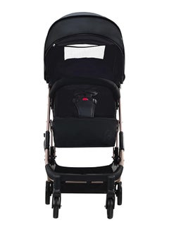 asalvo Amsterdam Stroller With Aluminum Chassis, Golden Black  - Image 2