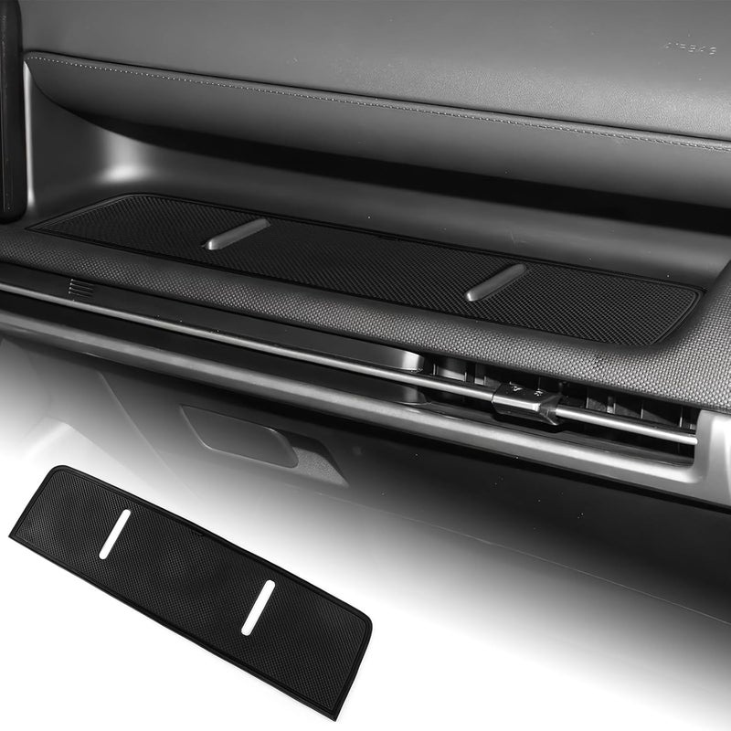 FDAIUN Dashboard Slot Mats for Hyundai Tucson 2025 Passenger Side Storage Pad Anti-Slip Center Console Organizer Liner Interior Accessories (Black) - Image 1
