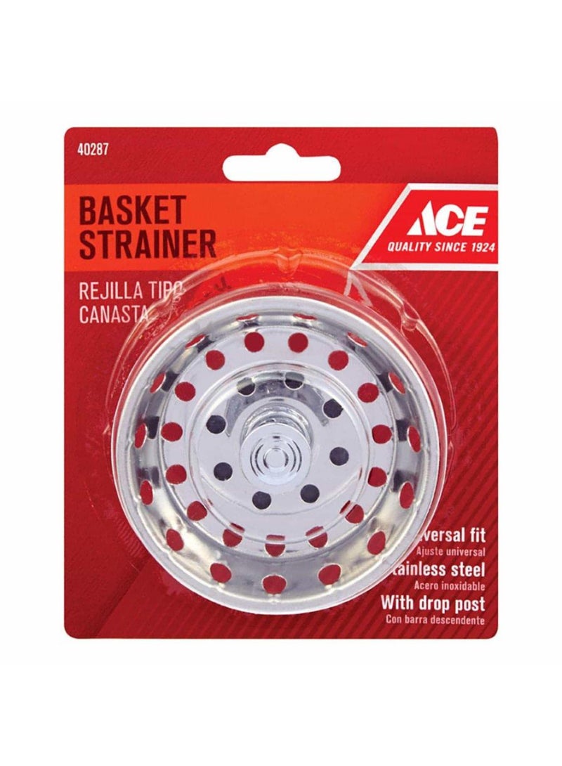 ACE Stainless Steel Replacement Basket Strainer 8.89cm