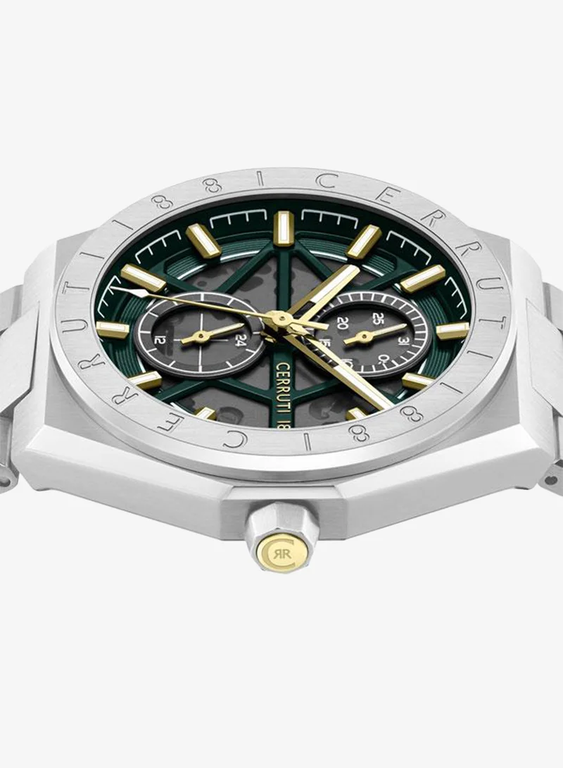 CERRUTI 1881  Cerruti 1881 Gents Stainless Steel Green Dial Watch for Men | Best Price UAE