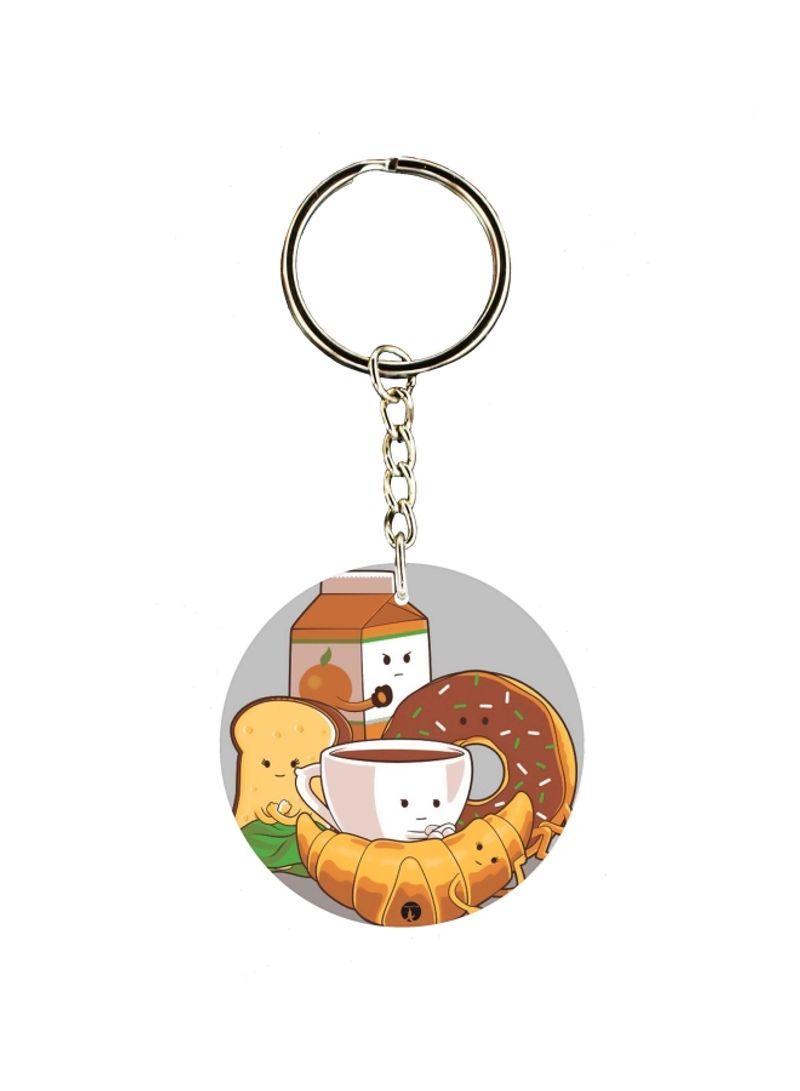 RKN Printed Single Sided Keychain