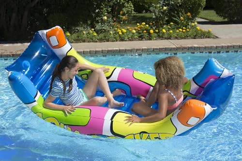 Poolmaster Aqua Rocker Inflatable Swimming Pool Float Ride On Outdoor Toy For 8 Years Old and Up Boys Girls and Adults Pool BlowUp Floatie and Lounge - Image 5