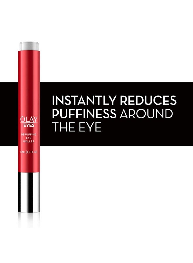Olay Eye Treatment by Olay Eyes Depuffing Eye Roller with Vitamin E Massages to Help Reduce Puffiness and Instantly Awaken Tired-Looking Eyes, 0.2 Fl Oz - Image 2