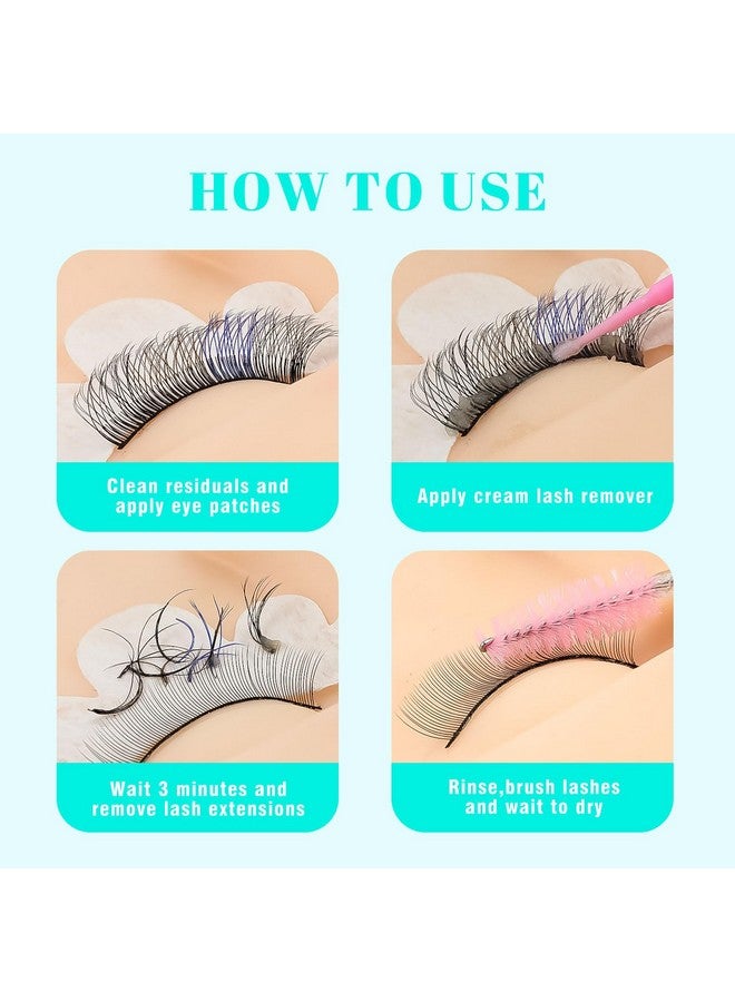 VAVALASH Lash Remover For Lash Extensions Eyelash Extension Cream Remover Low Irritation Cream Remover for Sensitive Skin Fast Dissolution Professional Eyelash Extensions Salon Use(15g) - Image 4