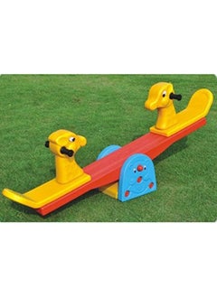 Rainbow Toys Ideal Trading Kindergarten 2-Seat Indoor Seesaw Rocking Horse (Giraffe) 