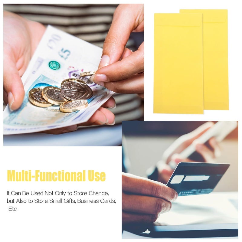 DOITOOL 60 Pieces Small Kraft Paper Coin Envelopes Multi Color Stationery Paper For Money Storage And Invitation Cards - Image 5