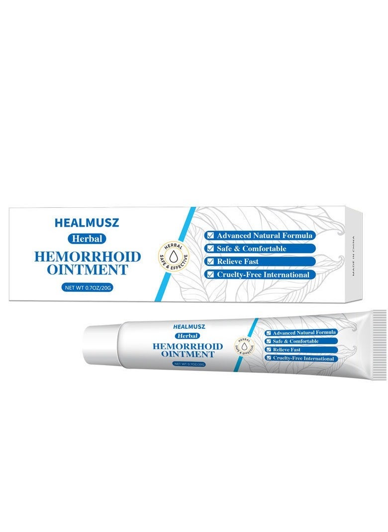 HEALMUSZ كريم البواسير العشبي الطبيعي - علاج البواسير الخارجية والداخلية بتركيبة مستخلصات عشبية طبيعية 100% - Image 1