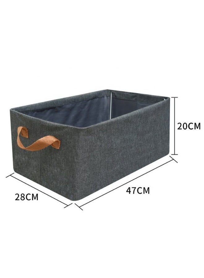 Wardrobe Clothes Storage Organizer – Durable Fabric – two Piece – Reinforced with Steel Frame & Carry Handle for Easy Organization - Image 5