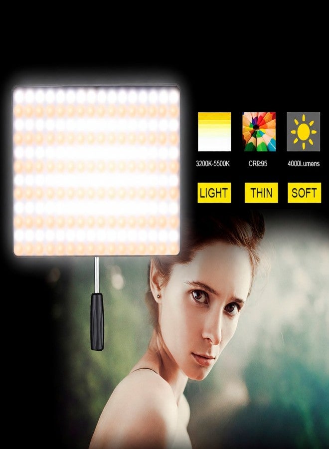 يونجنيو مصباح فيديو LED ثنائي اللون YONGNUO YN600 Air بدرجة حرارة لونية 3200-5500 كلفن، تصميم نحيف وخفيف الوزن، سطوع قابل للتعديل، مؤشر تجسيد اللون ≥95، إضاءة استوديو - Image 4