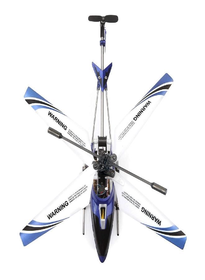 POCO DIVO S107G Phantom 3CH Infrared RC Helicopter Mini Flight S107 Gyro with Light, Blue - Image 5