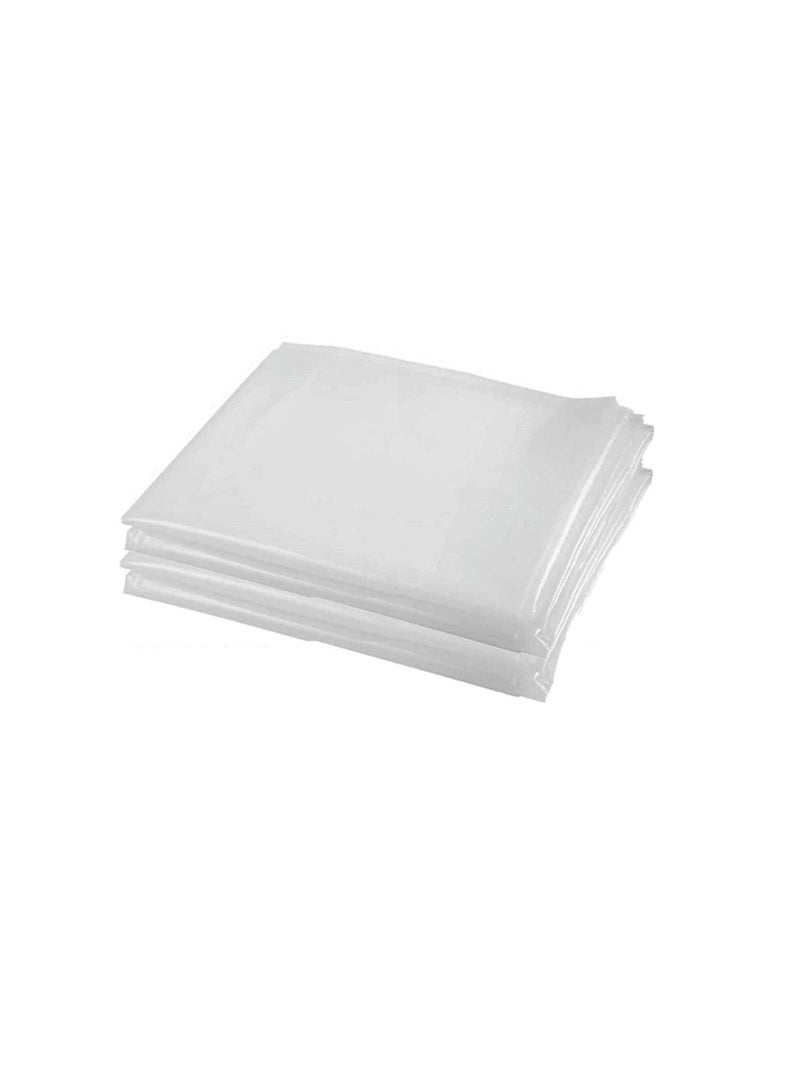 Painters Polythene Sheet Plastic Drop Cloths Sheet, Waterproof Anti-dust Furniture Cover, Disposable Tarp for Painting for Couch Cover and Furniture Cover (300G x 8 Meter)  - Image 1