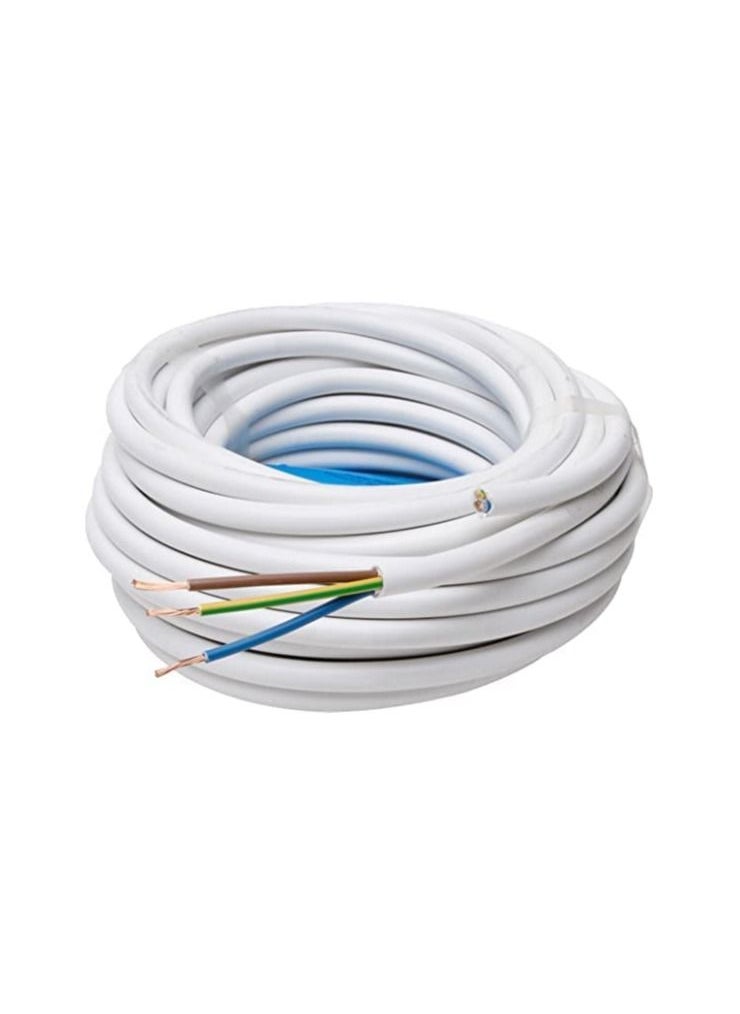RACO RACO Orange Electric Three Core PVC Insulated And Sheathed Copper Conductor Flexible Cable/white 300V/500V 2.5mm  - Image 1