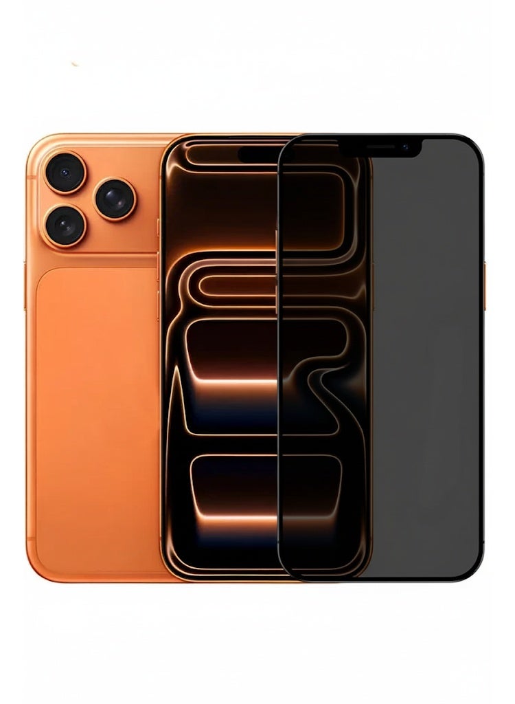 AJYAL Screen Protector for iPhone 17 Pro Max Privacy Tempered Glass Screen Protector [Bubble Free] Anti-Glare, Scratch Resistant [Full Coverage] (IPHONE 17 PRO MAX) - Image 1