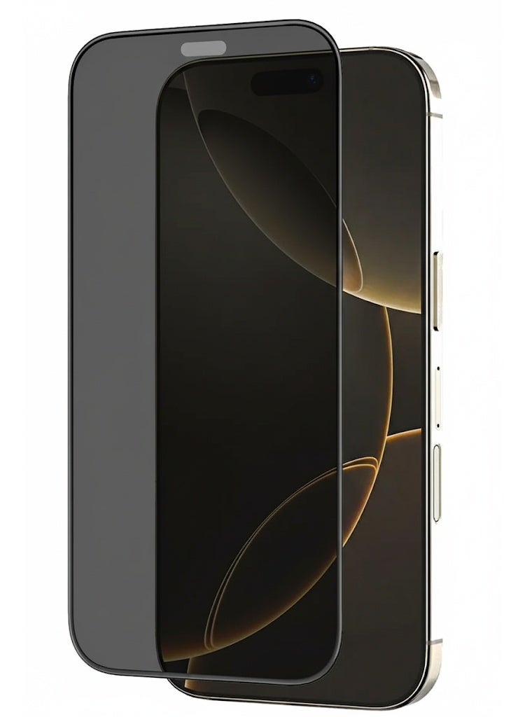 AJYAL Screen Protector for iPhone 17 Pro Max Privacy Tempered Glass Screen Protector [Bubble Free] Anti-Glare, Scratch Resistant [Full Coverage] (IPHONE 17 PRO MAX) - Image 2