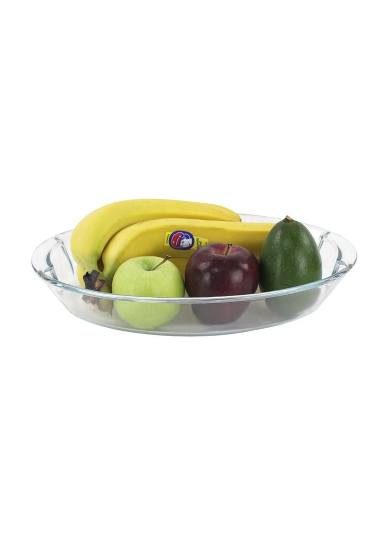 Home Smart Home Smart Oval Glass Baking Dish 2.2L for Baking Set of 1PC for Kitchen Storage and Kitchen Organizer  - Image 4