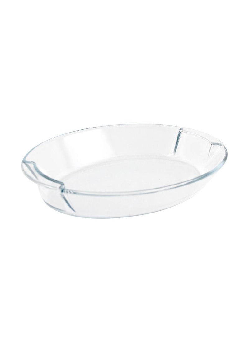 Home Smart Home Smart Oval Glass Baking Dish 2.2L for Baking Set of 1PC for Kitchen Storage and Kitchen Organizer  - Image 2