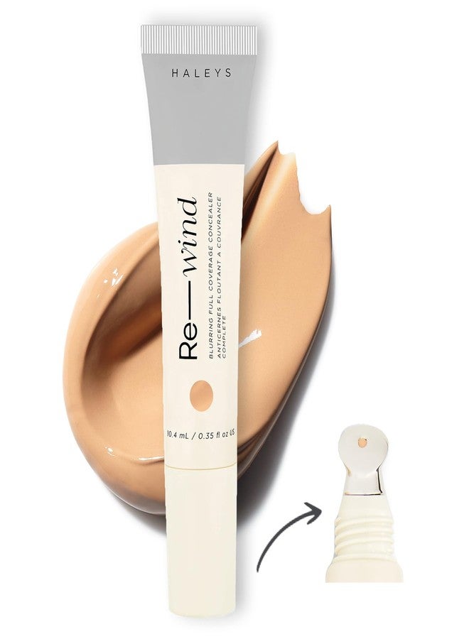 HALEYS Re-wind Full Coverage Brightening Concealer, Color Correcting Eye Concealer for Dark Circles, Fine Lines & Redness, Longwear, Non-Caking, Soft-Matte Finish, Blurring Concealers for Women - Image 1