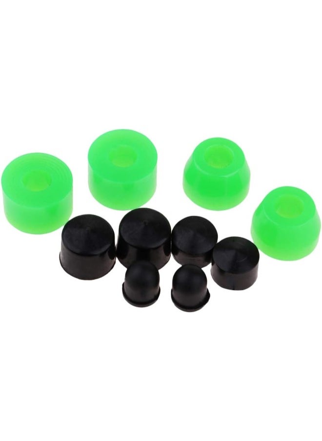 silvercnc 20PCS 85a Skateboard Bushings and Pivot Cups Set for Skateboard Truck Longboard Cruiser Parts, High Performance PU Bushings for Skateboarding  - Image 2