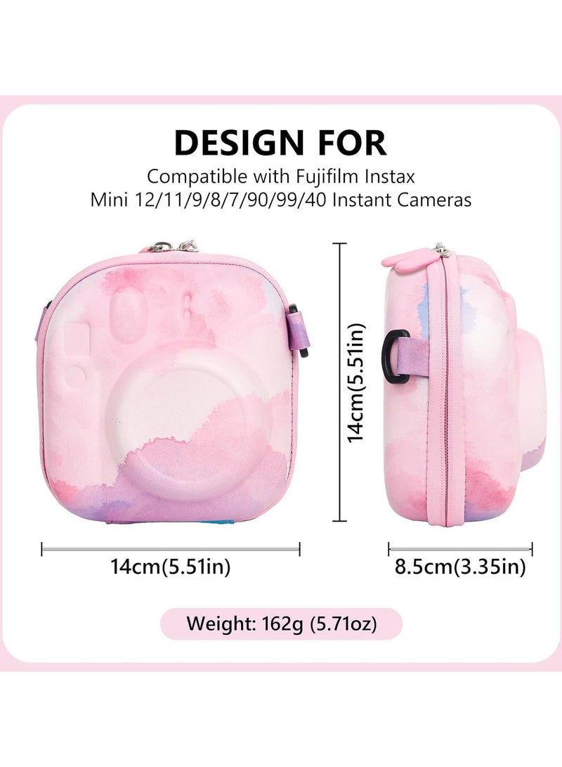 general Hard EVA Camera Organiser, Camera Storage Case, Compatible with Fujifilm Instax Mini 12/11/9/8//7+/90/99/40, Protective Coloured Carrying Case with Shoulder Strap - Image 5