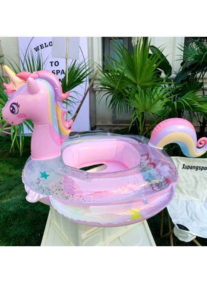 GGEROU Toddler Pool Floats, Kids Adult Inflatable Float Raft with Handle, Water Swim Beach Floaties Toys Party Supplies - Image 2