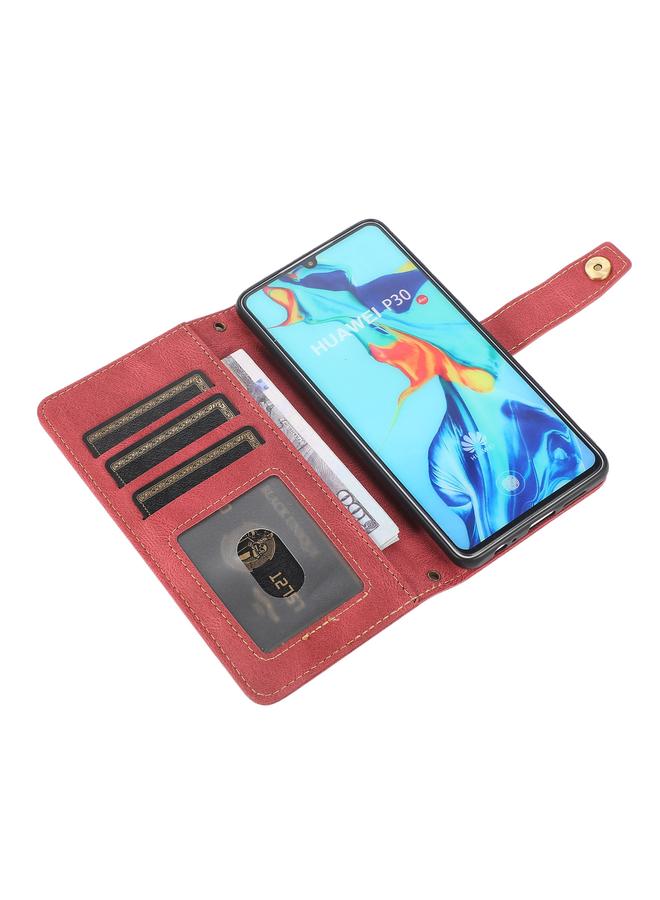 Zaboon Case For Huawei P30 PU + TPU Horizontal Flip Leather Case with Holder & Card Slot & Wallet & Lanyard - Image 5