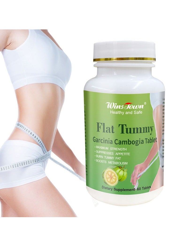 Winstown Purely Natural Garcinia Cambogia Tablets 60 Tablets to Burn Excess Fat Flatten the Abdomen and Enhance Metabolism  - Image 1