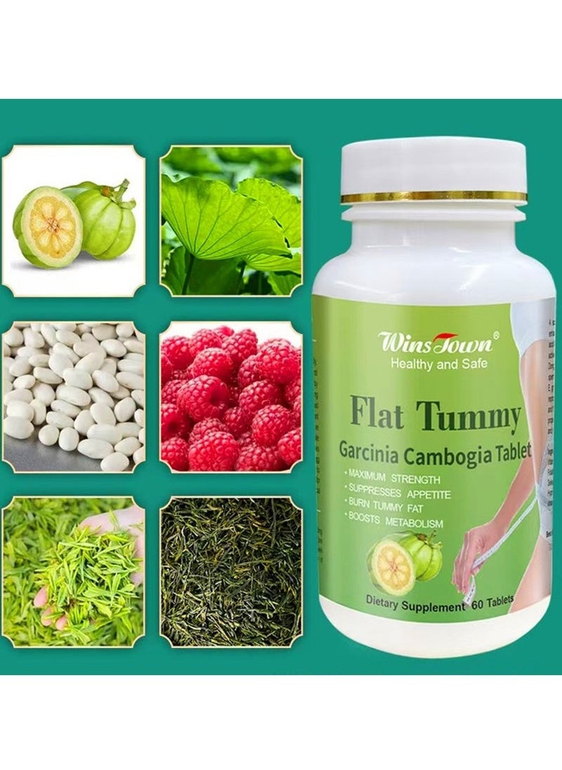 Winstown Purely Natural Garcinia Cambogia Tablets 60 Tablets to Burn Excess Fat Flatten the Abdomen and Enhance Metabolism  - Image 4