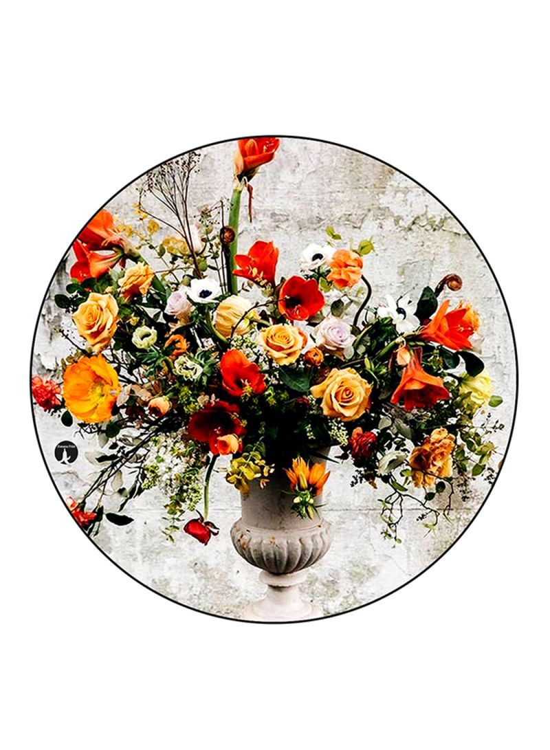 RKN Flowers Printed Mouse Pad  Multicolour