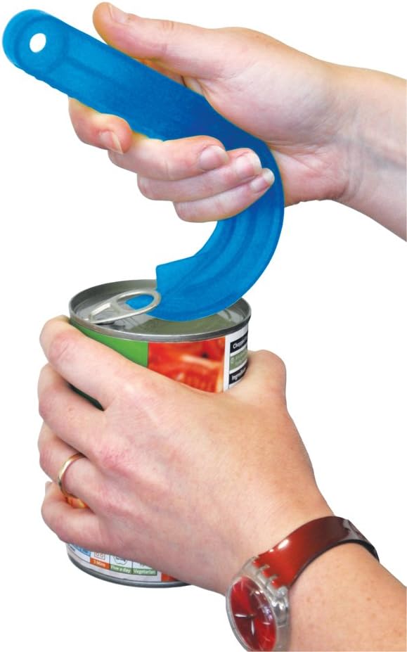 Aidapt Ring Pull Can Opener for Users with Weak Grip or Limited Dexterity for Elderly and Arthritis Suffers Aid - Image 1