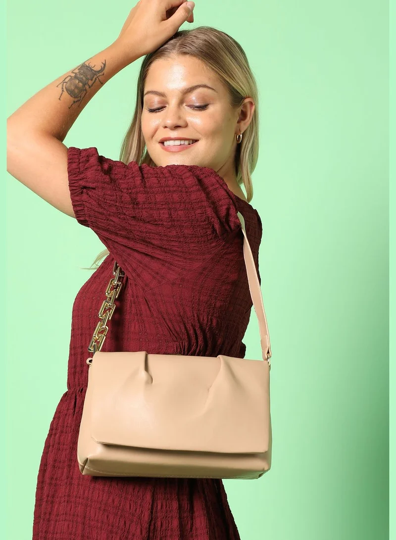 Haute Sauce solid Casual Sling Bag with Magnet Lock For Women
