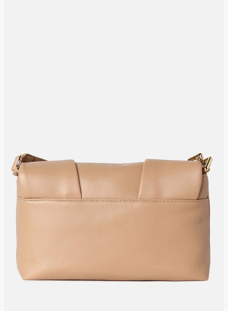 Haute Sauce solid Casual Sling Bag with Magnet Lock For Women
