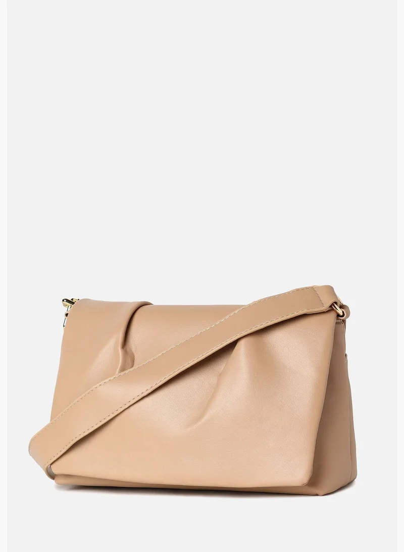 Haute Sauce solid Casual Sling Bag with Magnet Lock For Women