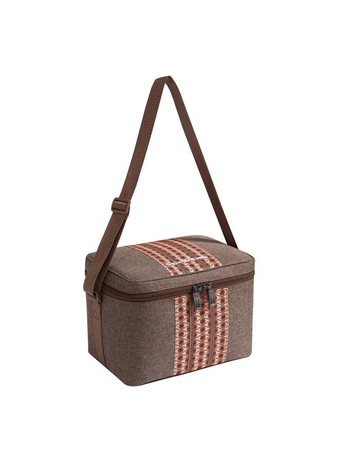 AL SANIDI Heat and cold insulated keeping bag for food and drinks for Trips Size 36*26*26Cm  - Image 3