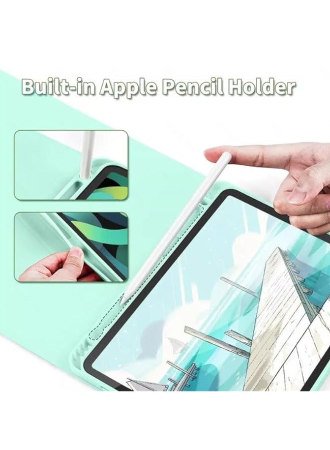 general Arabic & English Keyboard Case Compatible Samsung Galaxy Tab S9 FE Plus 2023 12.4 Inch Slim PU Case Detachable Wireless Galaxy Tab S9 FE+ Tablet Keyboard Case with Pen Holder - Image 5