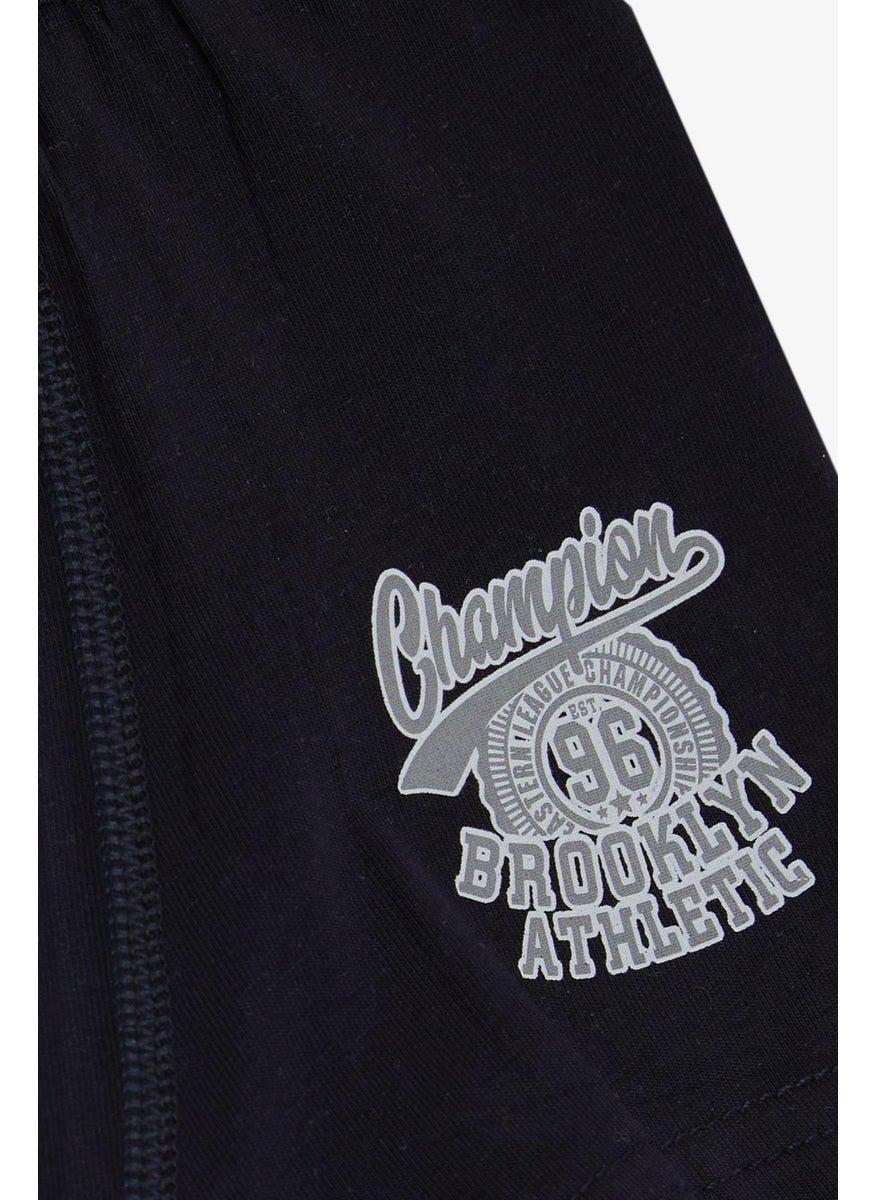 Katamino Boys Boxer Champion Text Printed 3-4, Navy Blue  - Image 4