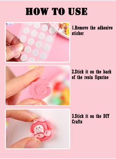 Generic 9pcs Weather Theme Resin Charms Kit – Cloud/Sun/Raindrop Cream Glue Decals for Phone Case, Hair Clips, Water Bottle DIY Crafts Ornament(Includes Stickers)  - Image 3