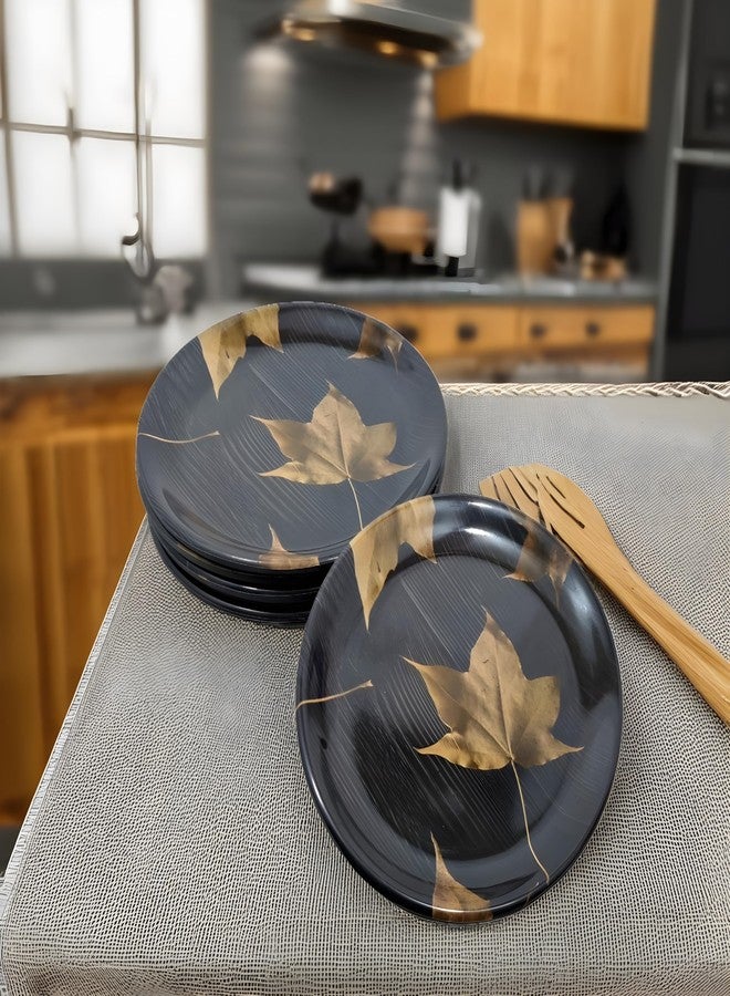 Inpro Set of 6 Melamine Round Small Snack Plates - Perfect Addition to Your Kitchen Utensils and Plates Collection - Image 4