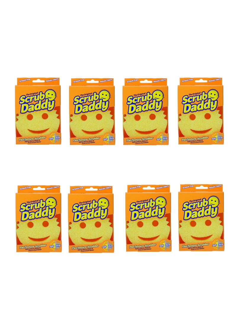 Scrub Daddy Scrub Daddy Original Scrub Daddy Sponge Variety Pack - Scratch-Free Multipurpose Dish Sponge - BPA Free & Made with Polymer Foam - Stain, Mold & Odor Resistant Kitchen Sponge (8 Count)  - Image 1