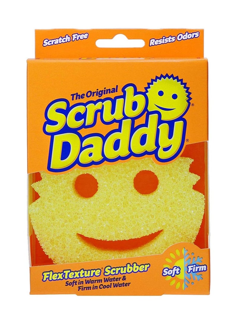 Scrub Daddy Original FlexTexture Sponge 8 Pack, Scratch-Free Multipurpose Dish Scrubbers, Odor and Stain Resistant Kitchen Sponges, Soft in Warm Water and Firm in Cold Water - Image 2