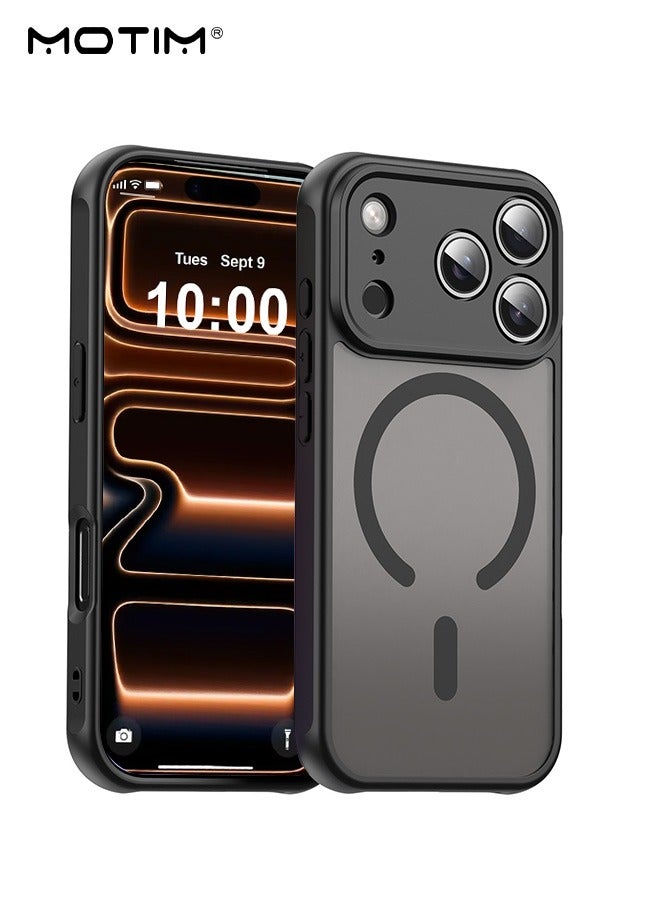 Motim iPhone 17 Pro Max Full-coverage Case 6.9-inch, Built-in Magnetic Ring, Upgraded Camera Protection, Compatible with Magsafe, Military Grade Shockproof, Non-slip Transparent Case - Image 1