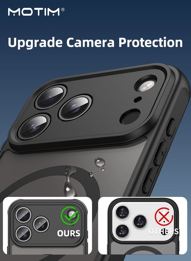 Motim iPhone 17 Pro Max Full-coverage Case 6.9-inch, Built-in Magnetic Ring, Upgraded Camera Protection, Compatible with Magsafe, Military Grade Shockproof, Non-slip Transparent Case - Image 5