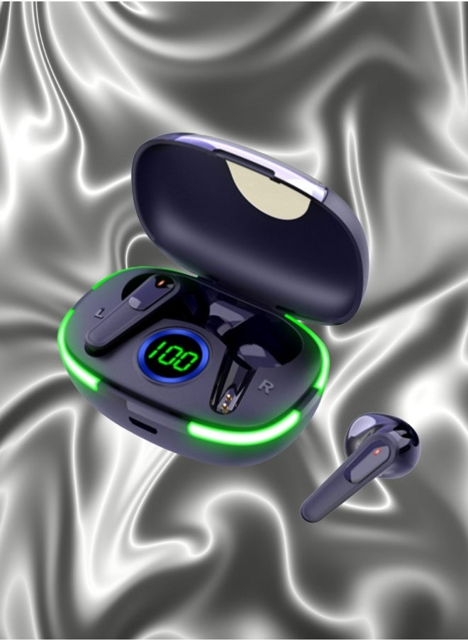 HaveDream - New Pro80 Bluetooth Headset, True Wireless TWS Earbuds Noise Reduction Gaming Bluetooth Headset (Black) - Image 1
