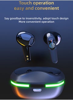 HaveDream New Pro80 Bluetooth Headset, True Wireless TWS Earbuds Noise Reduction Gaming Bluetooth Headset (Black)  - Image 2