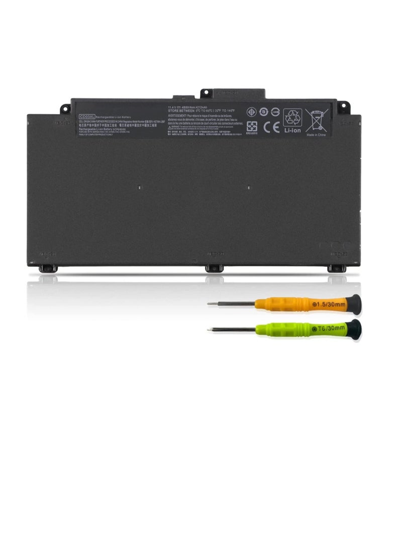 CD03XL Laptop Battery Compatible with HP Probook 640 645 650 G4 Series Notebook HSTNN-IB8B 931702-171 931702-421 - Image 1