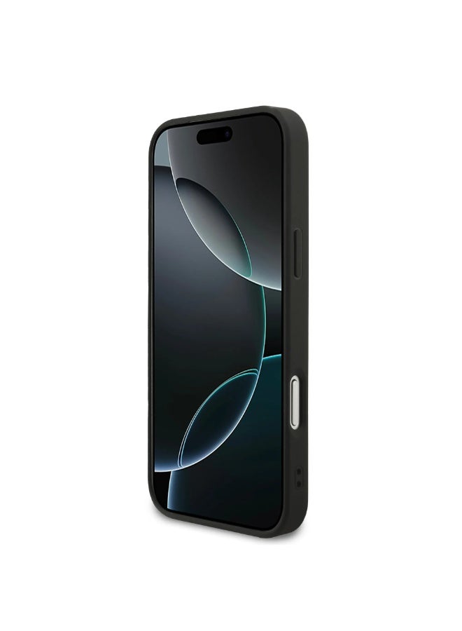 BMW iPhone 17 Pro Max MagSafe Case Full Wrapped Leather with Metal Logos / Slim profile / MagSafe / Drop Protection / Easy Snap On / Back Cover - Dark Blue - Image 4