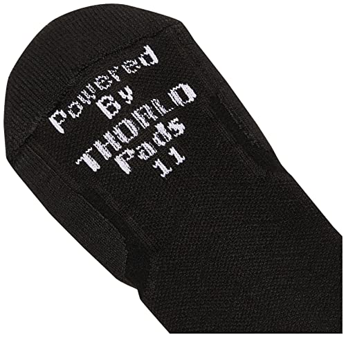 thorlos Experia Thin Padded Ankle Sock, Black, M Size, Pack of 3 - Image 2