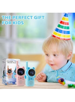 MOCOM Kids Toy Adventure Walkie Talkies - Pretend Play Two-Way Radios for Imaginative Games, Built-in Flashlight & Rechargeable Battery, Perfect for Boys & Girls 3-12 Years Old  - Image 5