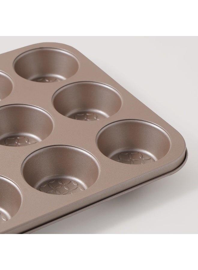 ألبرتو قالب مافن كربون ستيل 12 كوب - Image 3