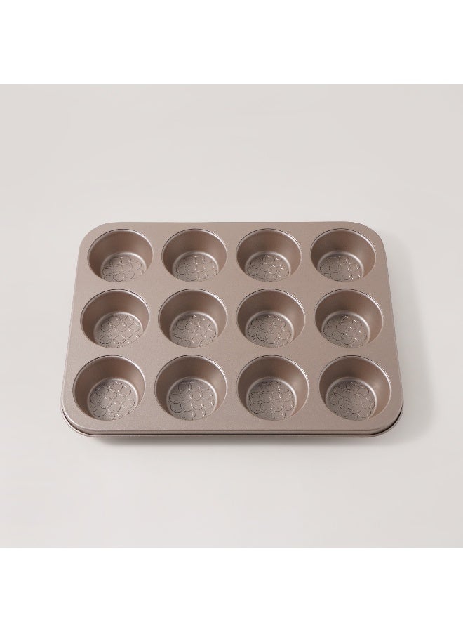 ألبرتو قالب مافن كربون ستيل 12 كوب - Image 2